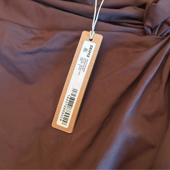 NWT SKIMS Signature Sarong Swim Skirt. Size XL. Cocoa - Picture 7 of 8
